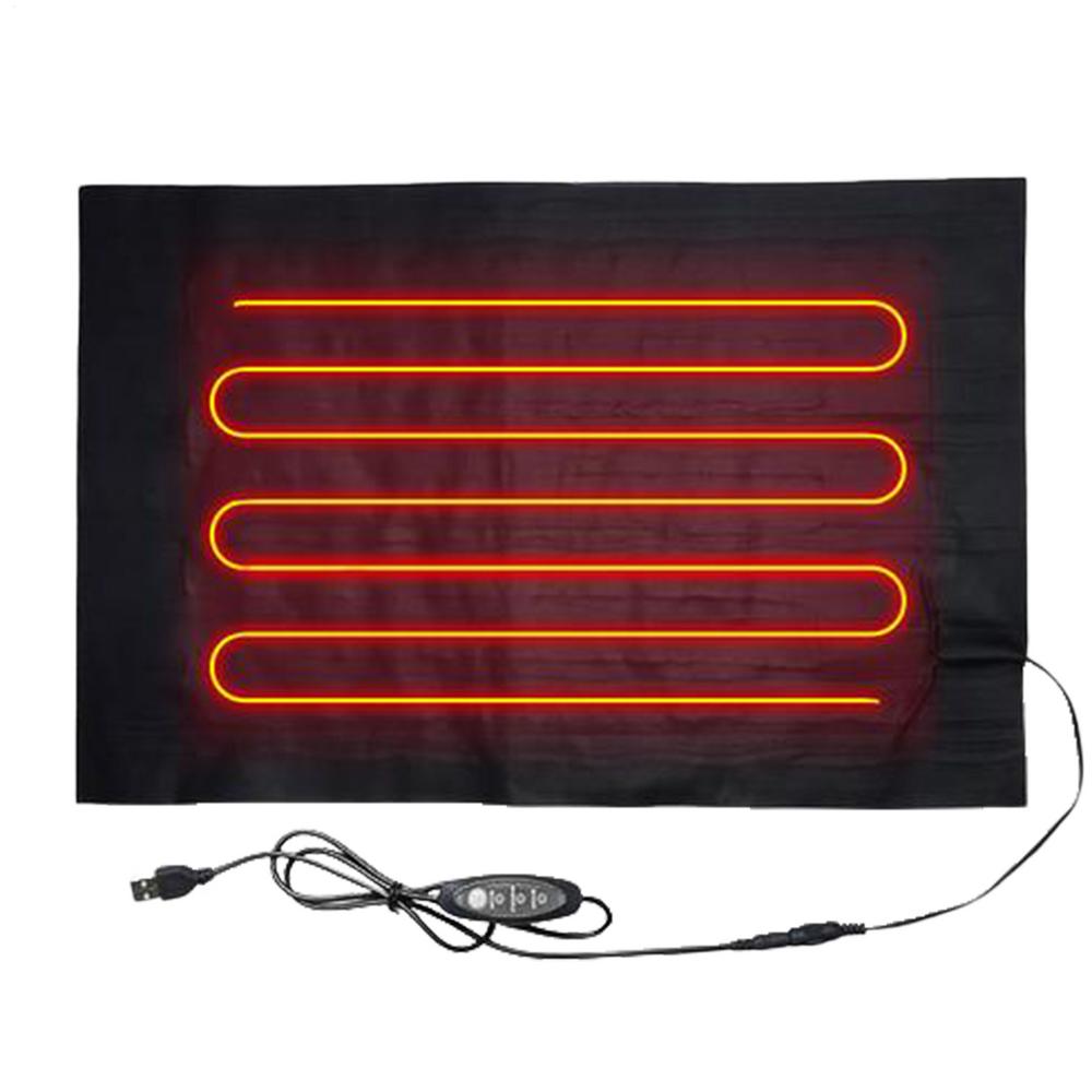 Haustier Heizmatte USB Waschbar Einstellbar Premium Kohlefaser Verbundfaser Wärmematte Sicher Und Zuverlässig Zum Warmhalten