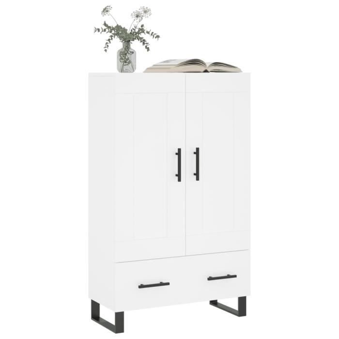 VidaXL Highboard White 69.5x31x115 Cm Engineered Wood 830348