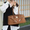 2025 And New Style Metal Women's Single Shoulder Underarm Small Capacity High-end Sense Large Capacity Handheld Tote Bag