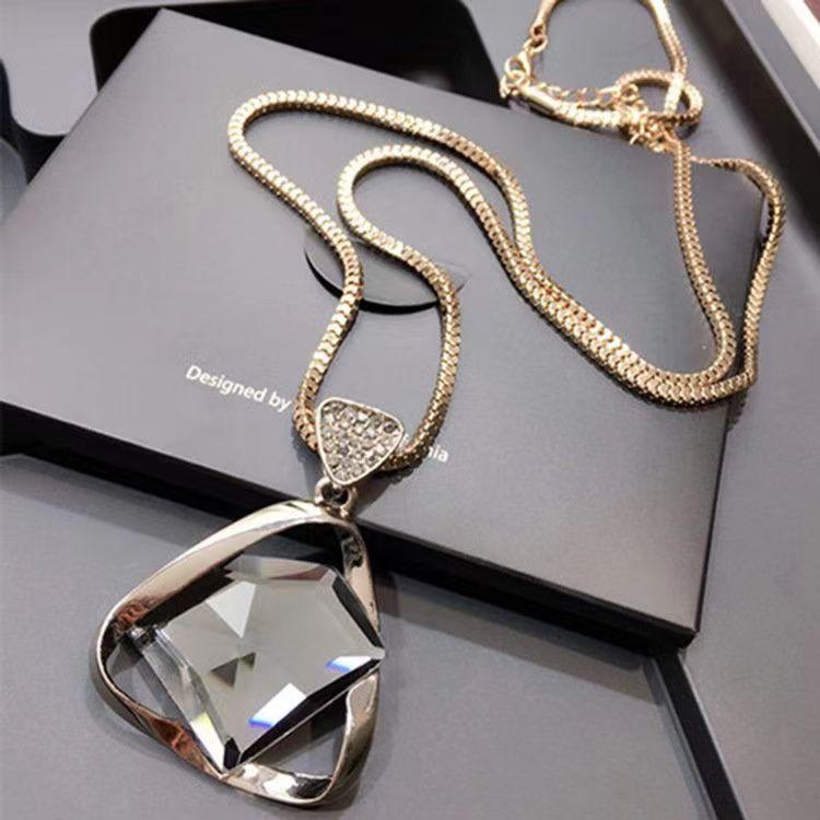 Fashion Sweater Chains, Adjustable Pendant Necklaces, Clothing Accessories