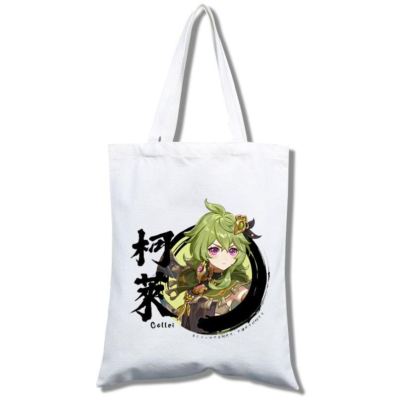 Anime Genshin Impact Canvas Bag Tote Bag