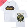 World of Warcraft T-Shirt Hiphop Spiel Gedrucktes T-Shirt Oberteil Locker Komfort Kleidung Sommer Unisex Heißer Verkauf T-Shirts 100% Baumwolle