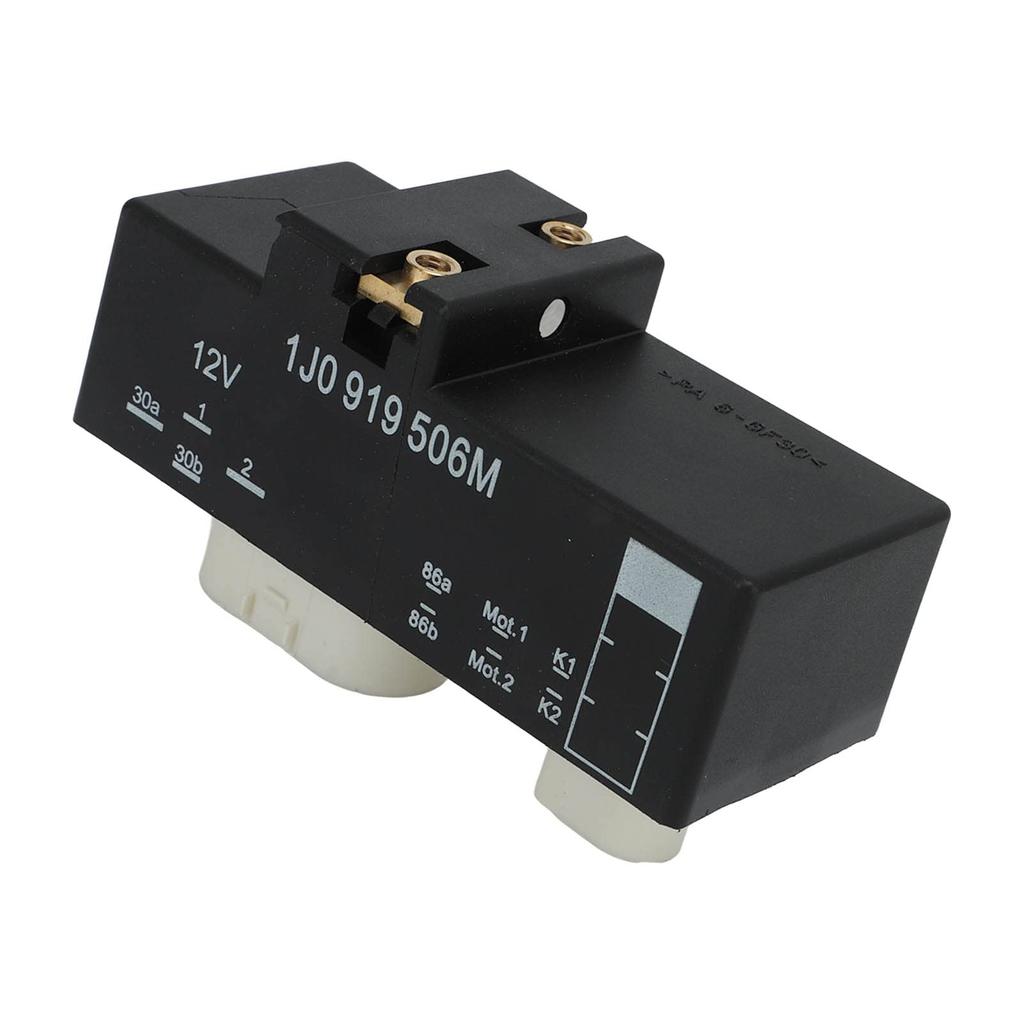 12V Relay, Radiator Cooling Fan Relay, 12V Relay, Cooling Fan Control Module Relay, Electric Fan Relay Kit 1J0919506M 12V ABS