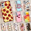 Pizza Sushi Food Donuts For Realme 14 13 Pro Plus 10 11 12 GT 5 6 6T GT7 Pro C61 C55 C53 C51 C21Y C25S C75 C67 Case