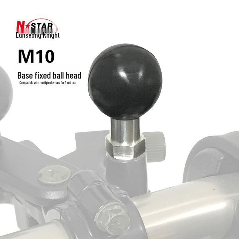 N-STAR Motorcycle Rearview Mirror Mount Phone Holder M10 Screw for Ninja 400 and Sportbikes