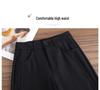 Women's High-Waisted Wide-Leg Suit Pants - Spring 2026 Casual Long Trousers