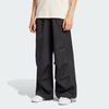 Adidas Originals Parachute FW24 Lace-Up Loose Solid Color Sports Casual Pants Men Pants Black IY2075