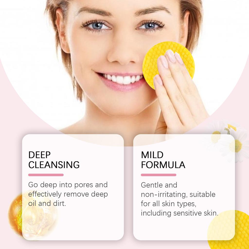 Turmeric Tricarboxylic Acid Cleansing Pad Cleansing Gentle Daily Skin Care Moisturizing Skin