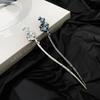 Moonlight Stone Lady Hair Stick Irregular Personality Simple Chinese Retro Butterfly Disc Hair Accessories Hairclip Jewelry