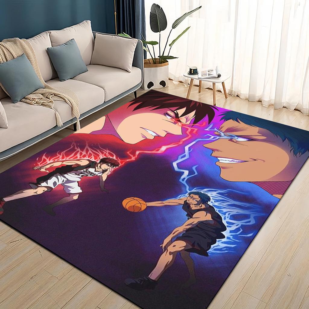 27 Styl Nowy Kreskówkowy Anime Kuroko no Basket Dywanik Dywan do Salonu Sypialni Dekoracja Domowa Sofa, Mata Podłogowa Antypoślizgowa do Zabawy dla Dzieci