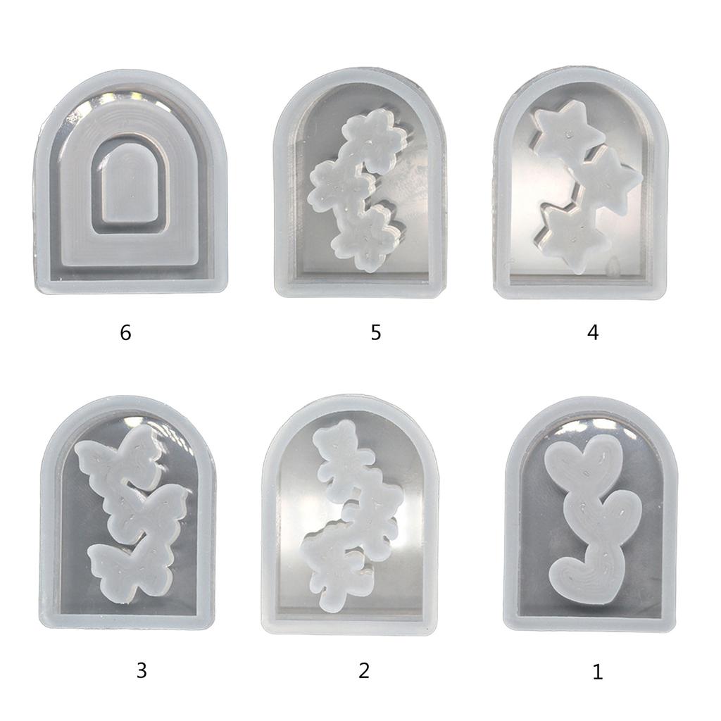 Praktische Silikonform, praktische Auto-Ornamente-Form, Epoxidharz-Schmuckanhänger-Herstellungsformen für Heimwerker