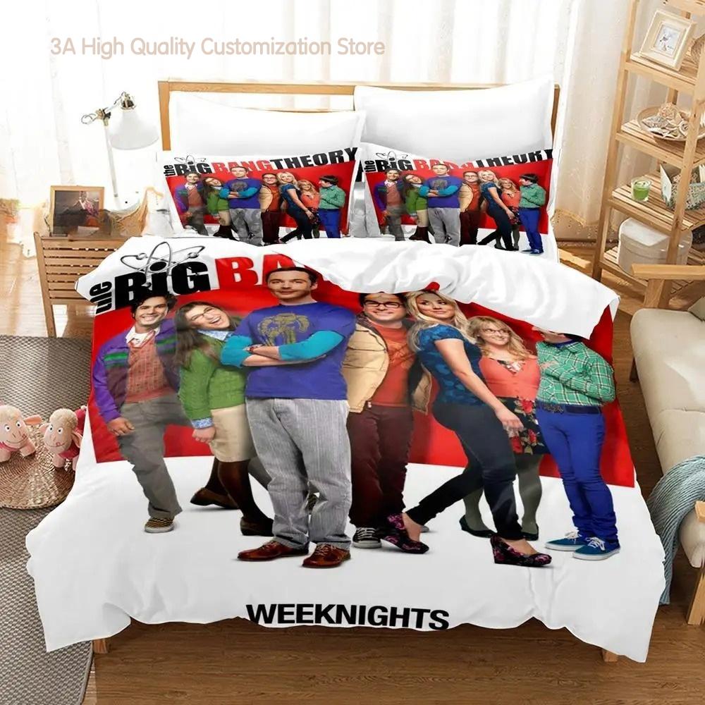 

The Big Bang Theory Bedding Set Single Twin Full Queen King Size Bed Set Aldult Boys Bedroom Duvetcover Sets 3D Print Anime 2022 135x200cm