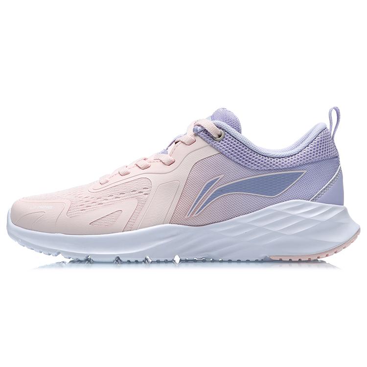 

New LiNing Cushioning Wear Resistant Low Top Running Shoes Women s Purple Pink ARHR120-1 35.5