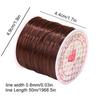 1Roll Beading Thread Accessories Flat Elastic Thread Elasticity Spandex DIY 0.8mm Elastic Cord Hand Knitting