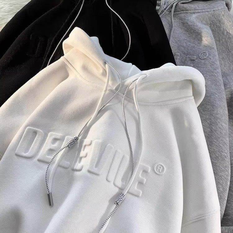 Men's Heavyweight Vintage Oversized Hoodie, 500g - Trendy, Loose Fit for Spring and Autumn