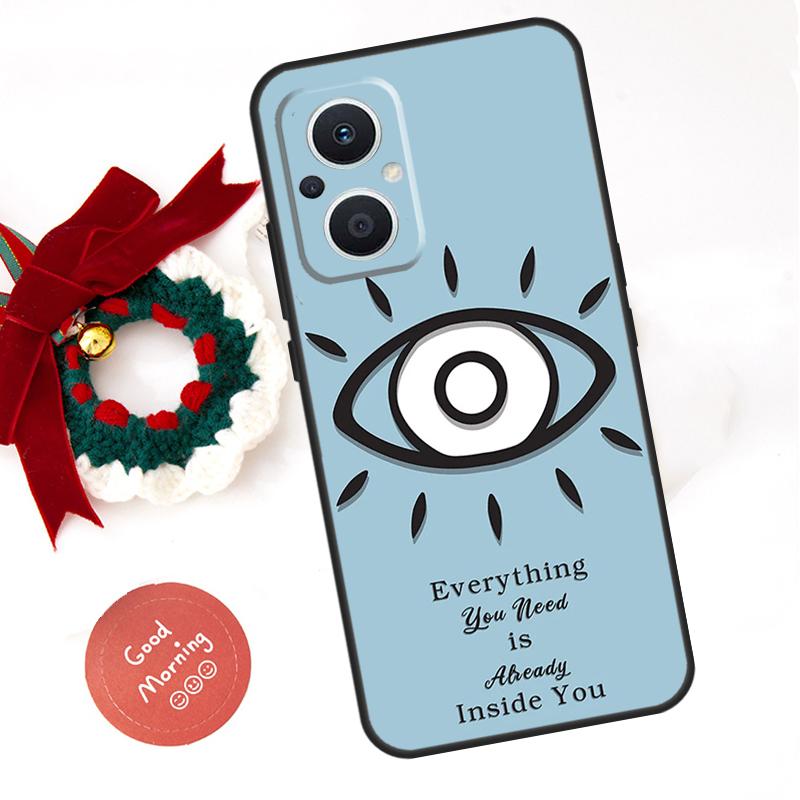 Big Eyes Cartoon Pattern Funda For OPPO Reno 8 Lite 10 11 12 13 14 Pro 11F 12F 13F 14F OPPO Find X8 X5 X6 X9 Pro Case