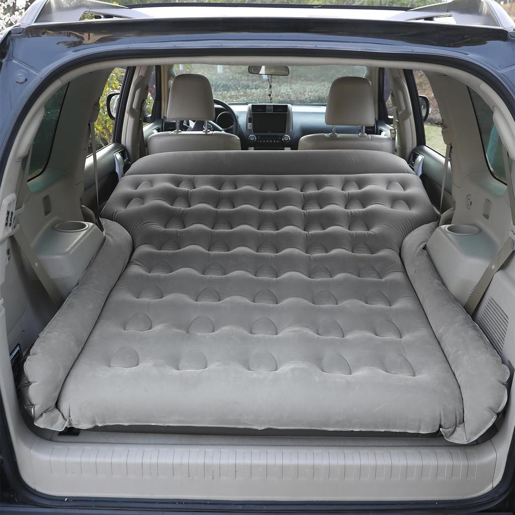 Falala Car Air Universal Fit for SUVs 12cm Max Compact Includes Electric Waterproof and Car Perfect for Sleeping in Your and Outdoor Gray Mattress, &