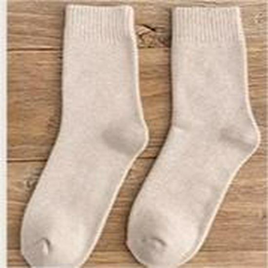 

Женские зимние носки средней длины из толстого плюша, устойчивые к холоду One Size Bare Socks