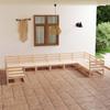 Day and Night - Day and Night Garden Furniture Set 10 Pieces Solid Pine Wood