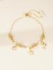 1pc Bohemian Ocean Shell, Starfish, Dolphin Decor Adjustable Bracelet, Faux Pearl Bracelet For Women, Beach Holiday Party