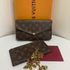 [Pre-Owned] Felicie Pochette Classic Monogram Coated Canvas And Leather Three-In-One Chain Bag - Very Good #11BY6SL