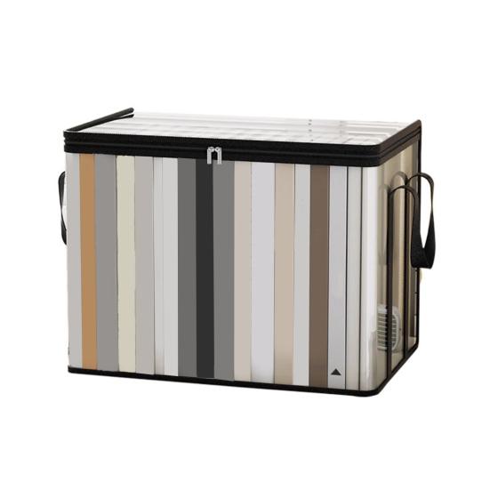 Kleider Aufbewahrungstasche Transparent Große Kapazität Buch Organizer mit Reißverschluss Und Griff Design