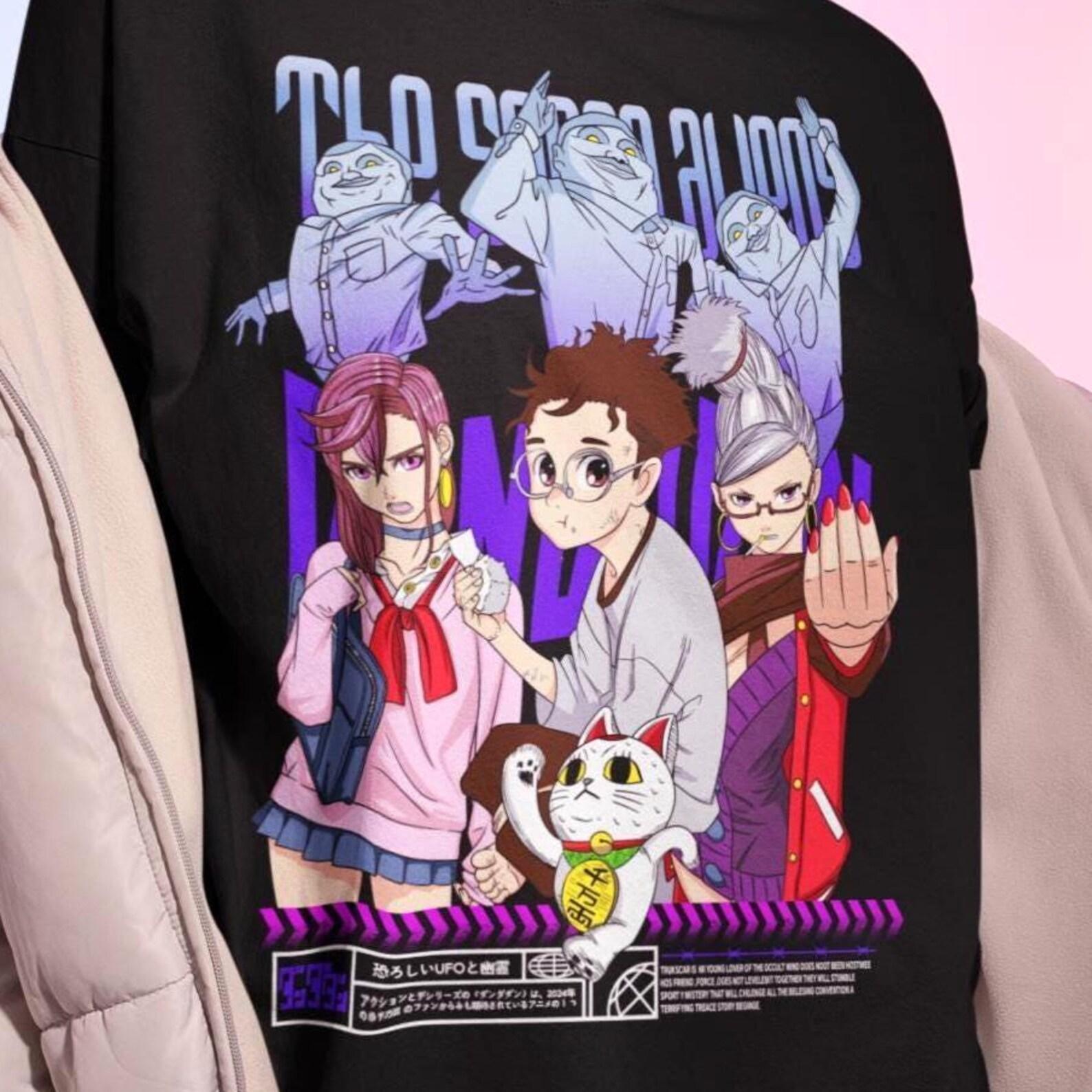 Okarun Momo Turbo Granny Anime T-Shirt – Okarun Shirt,Manga Cosplay Tee S