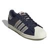 Adidas Oryginalne Sneakersy Superstar Niskie Unisex Niebiesko Szaro Brązowe GX2166