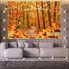 1 piece of photography background cloth  Thanksgiving forest  natural scenery  autumn harvest  pumpkin party decoration