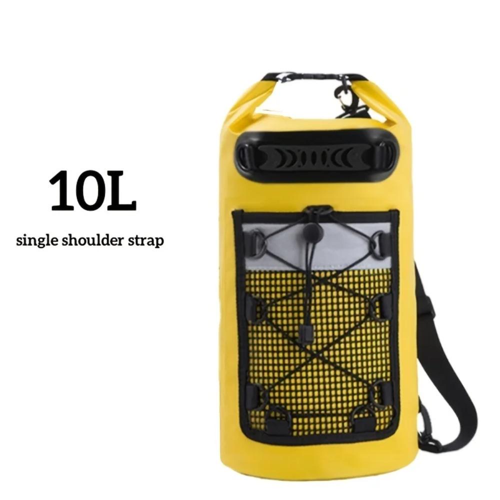 BEPAN 40L Floating Dry Bag for Kayaking Swimming Beach Waterproof Water Sports Rafting Boating Backpack Mesh Kayak Roll Top Travel Bag