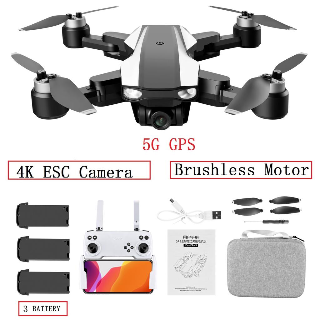 S105 GPS Drone 4K HD Camera 5G WiFi Brushless Motor FPV Drone Flying For 25 Min