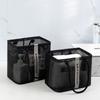 Breathable Mesh Toiletry Bag Large Capacity Makeup Tote Handbag Cosmetic Bag  Swimming