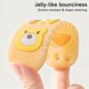 Baby Silicone Remote Control Teether Toys Cartoon Teething Stick Soothing Bite Toys Anti Hand Biting Teether for Infants Toddlers