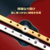 Jinchuan Tin Whistle, Aluminum, D-Flute, C-Flute, with Instructional Materials, Storage BagCase, Gold and Silver (Silver, D Key)