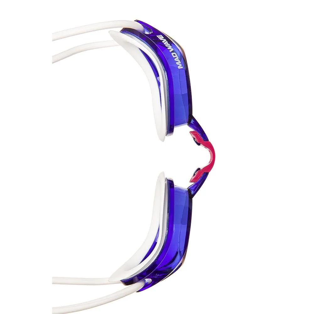 Madwave Plastic Swimming Goggles with Mirror Coating Streamline Rainbow