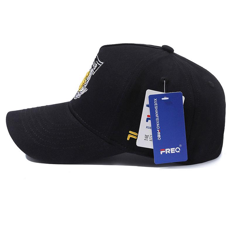 Sunscreen fashionable versatile men's and women's big head circumference hard top baseball cap cap tide