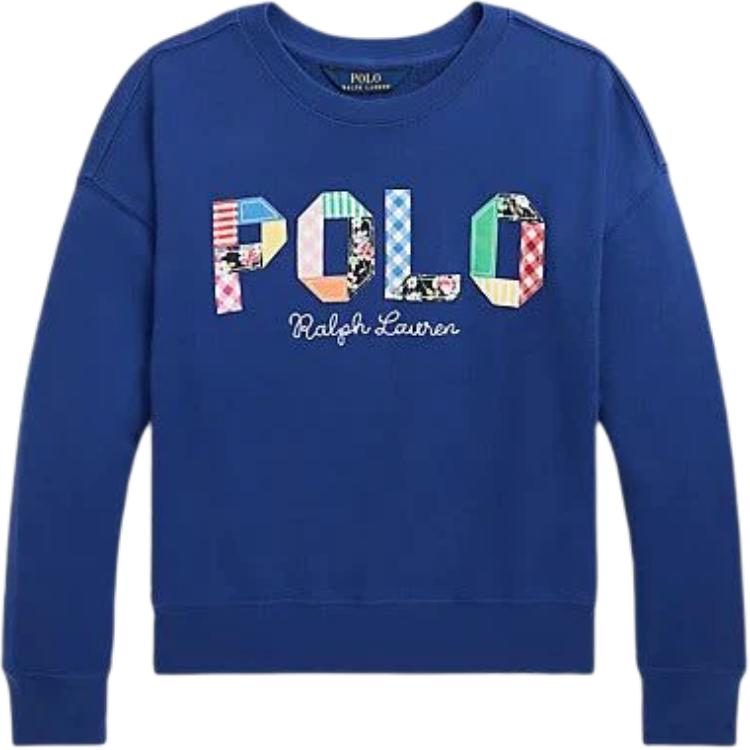 

Свитшот Polo Ralph Lauren Логотип Круглый вырез Опущенные плечи Длинный рукав Детские топы Синий 313934951-002 S