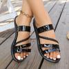 Women Slippers 2026 New Summer Flats Sandals Comfortable Cheap Home Beach Slippers Casual Leather Shoes Big Size Slides Women