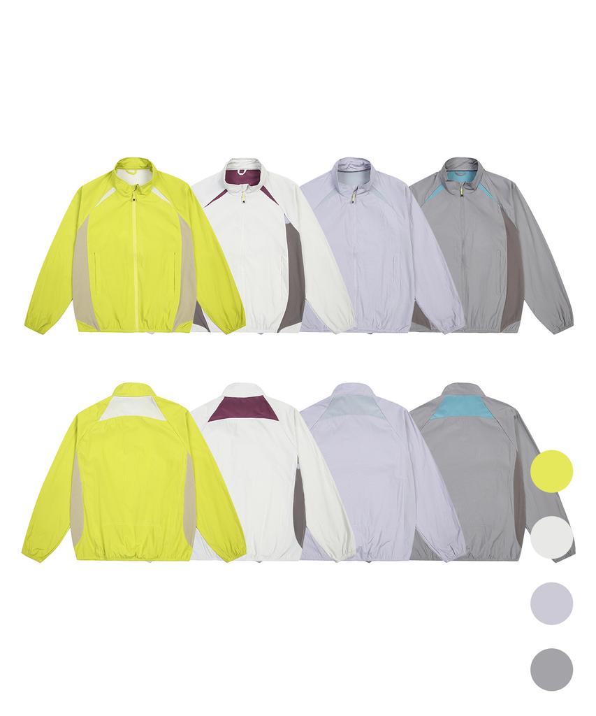 Button Seoul Active Ventilation Raglan Tech Track Jacket (4 Colors)