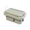 Handheld Multiple Layer Brush Cleaning Bucket For Artists Students Smooth Interior Permanent Substance Not Toxic Exemplary For Travel Studio School