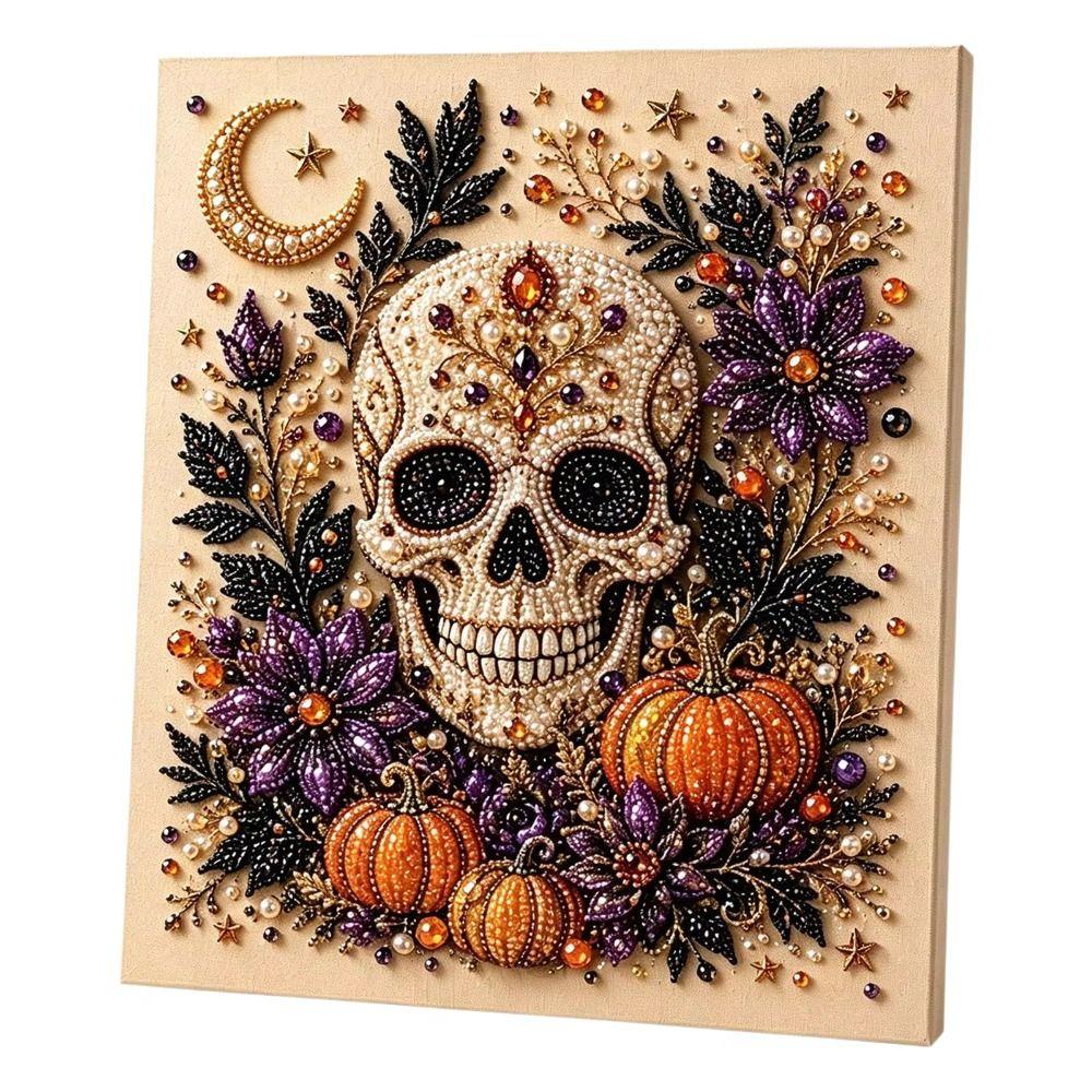 Halloween Themed Halloween Pearl Art Kit Ornament Pearl  Painting  Living