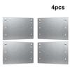 4Pcs Nail Stopper Plate Self Nailing Wood Stud Protector Plumbing Wiring Drywall Protection Galvanized Nail Guard Anti-Nail Shielding