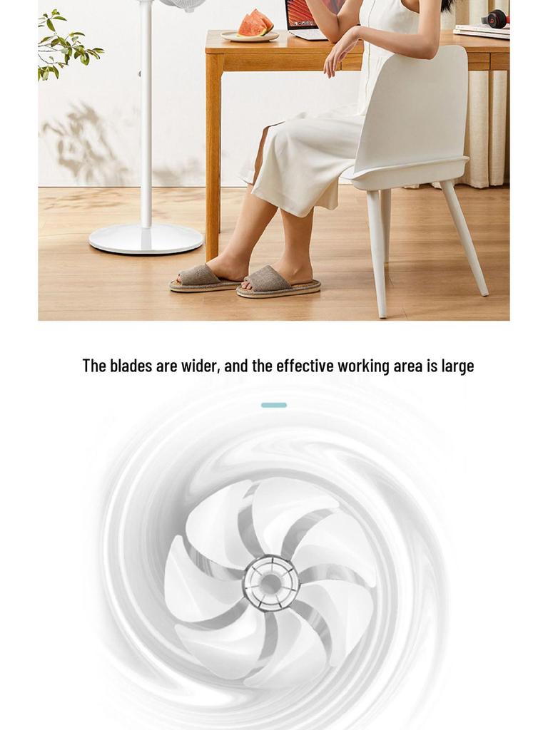 Airmate FS35-X79 7-Blade Floor Fan: Quiet, Energy-Efficient Oscillating Fan for Bedrooms.