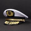 2025 UPF50+ Adjustable Sailor Cap - Waterproof Navy Hat for Men, Vintage Military Hat with Detachable Ribbon