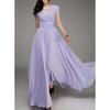 נשים בגדי נשים שרוולים קצרים סקסי מועדון Boho שמלת חוף ליידי קיץ מסיבת צוואר V עמוק עמוק שמלת מקסי נשים