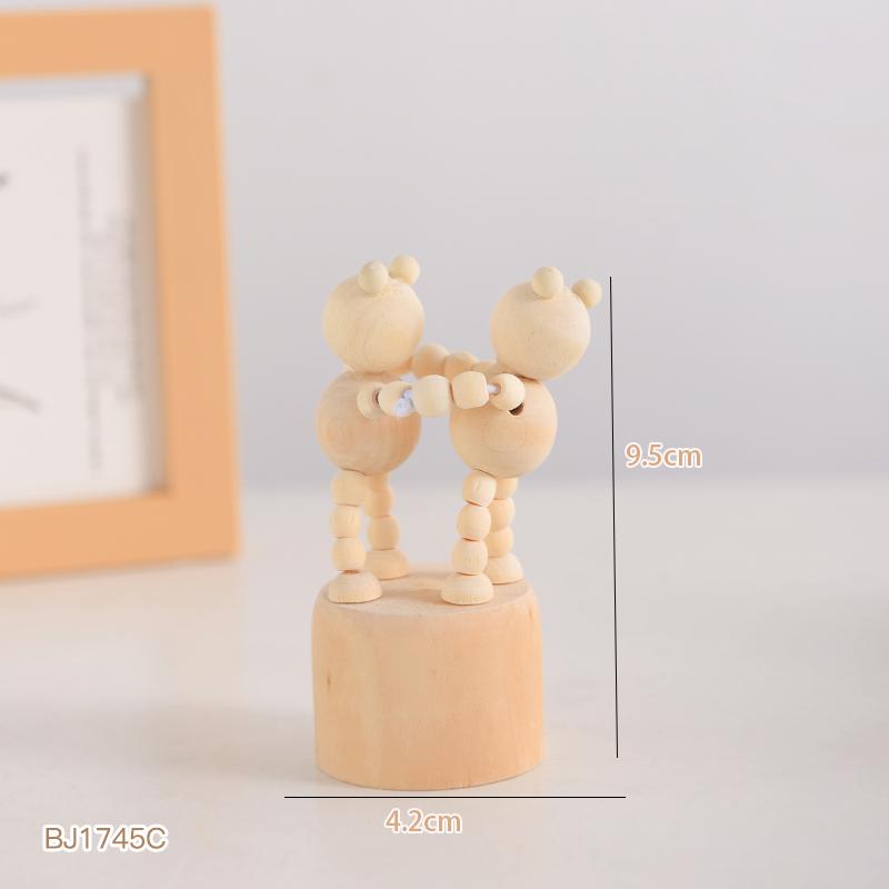 Cute Dancing Puppet Ornament Series Kawaii Animal Ornaments Bedroom Desktop Ornaments Birthday Gifts for Children