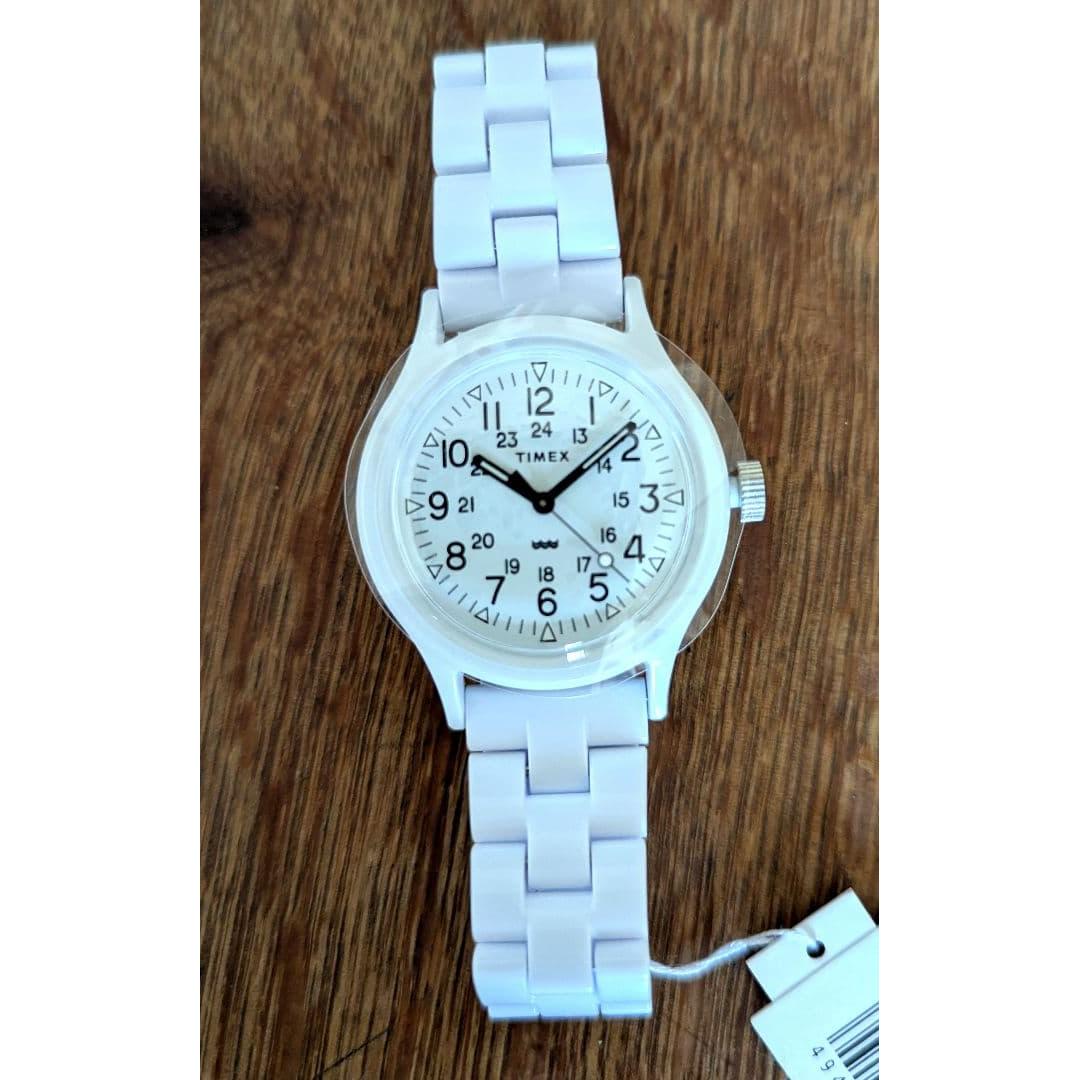 Used New and unused TIMEX Tile Collection Watch White