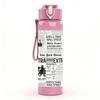 1PC Vintage Newspaper Text Collage Print 750ml Color Plastic Sports Water Bottle Leakproof Flip Straw Lid Suitable for Sports Office Home Use