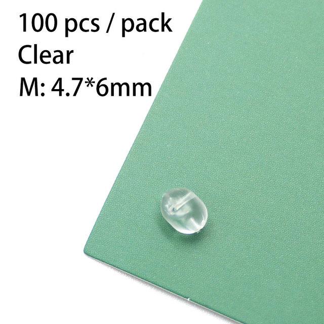 100 sztuk/partia koraliki wędkarskie plastikowe podwójne wiertła perłowe koraliki krzyżowe