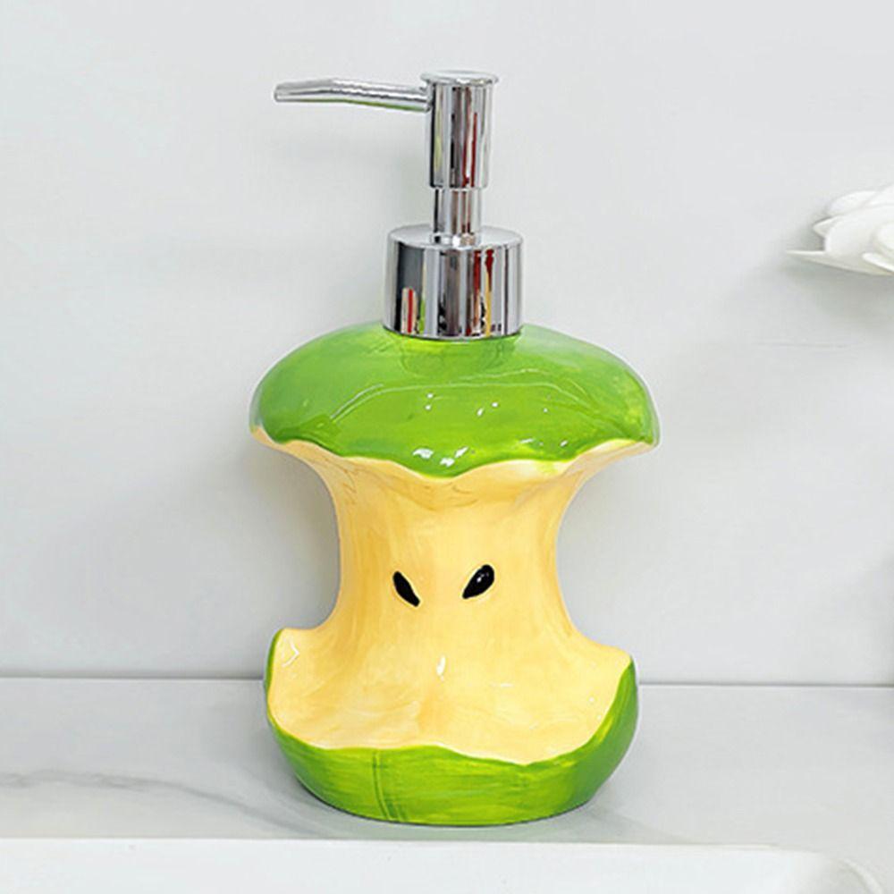 350ml Shower Gel Soap Dispenser Ceramic Bottle Hand Soap Dispenser  Kitchen